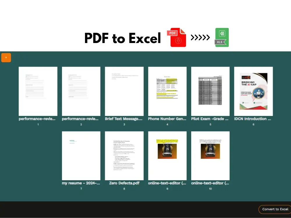 PDF to Excel Converter – Quick and Accurate Conversion