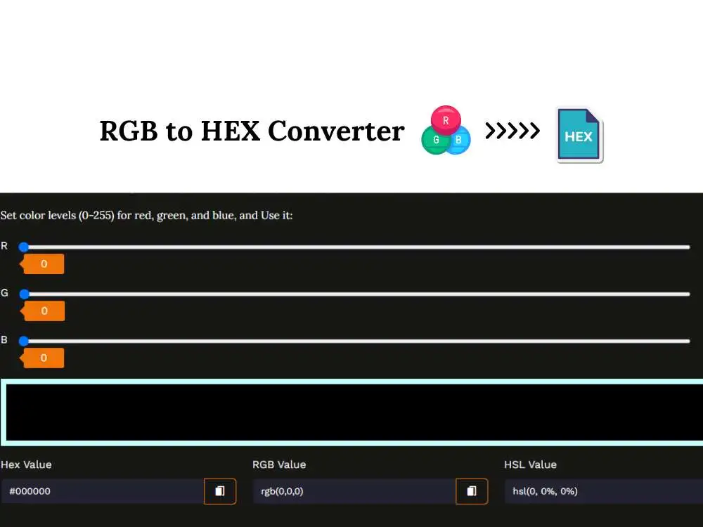 RGB to Hex Converter | Convert RGB Colors to Hex Values
