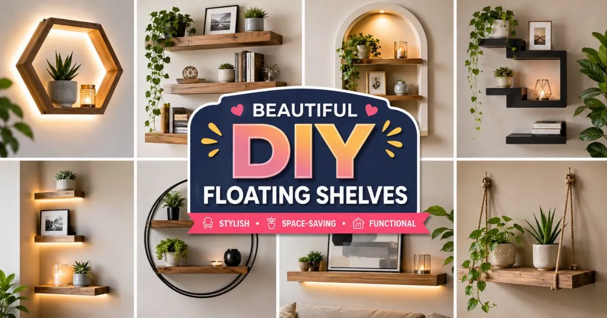 13 DIY Floating Shelf Ideas You Can Make and Sell