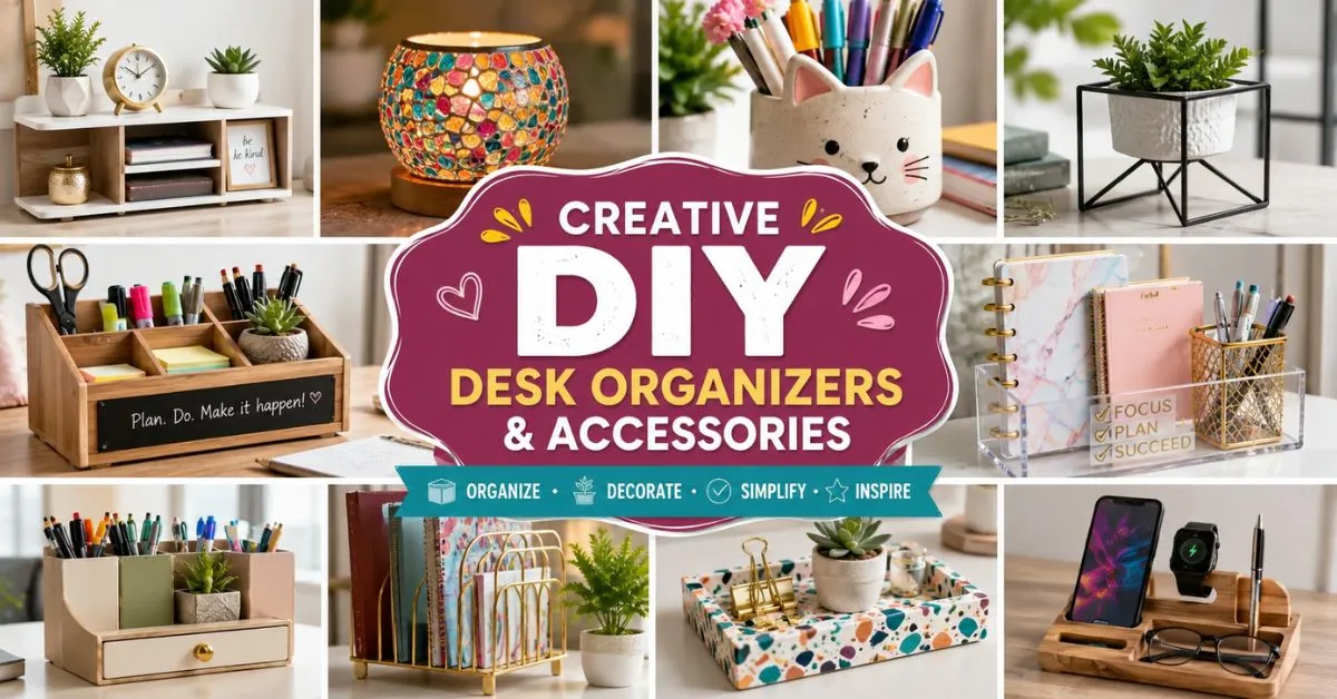 12 DIY Desk Organizers and Accessories You Can Make and Sell