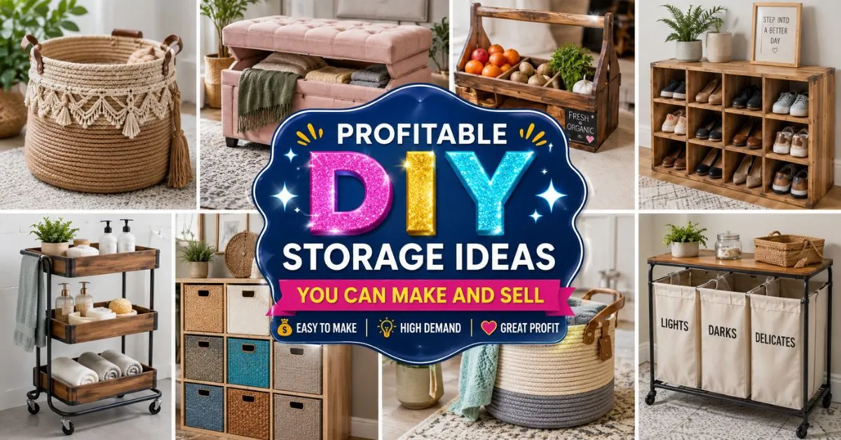 13 DIY Storage Ideas You Can Make and Sell