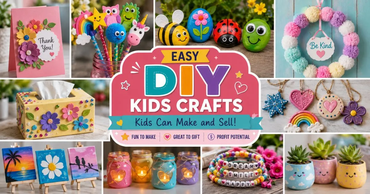 15 Easy Crafts Kids Can Make and Sell
