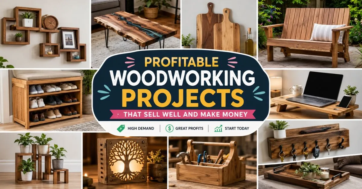 15 Woodworking Projects That Sell Well and Make Money