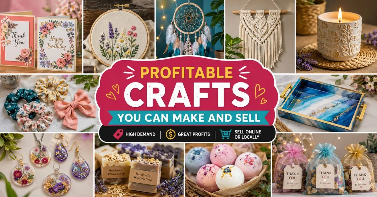 17 Profitable Crafts You Can Make and Sell Easily