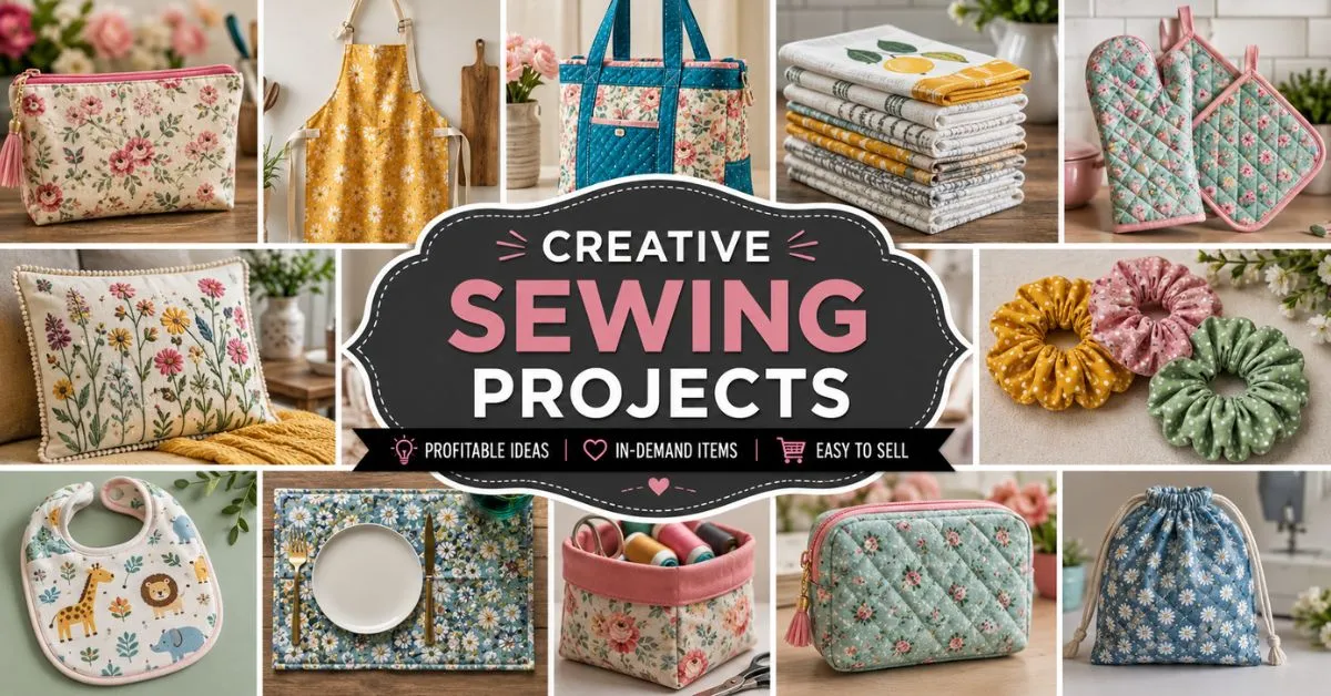 13 Sewing Projects That Sell Well and Make Money Fast