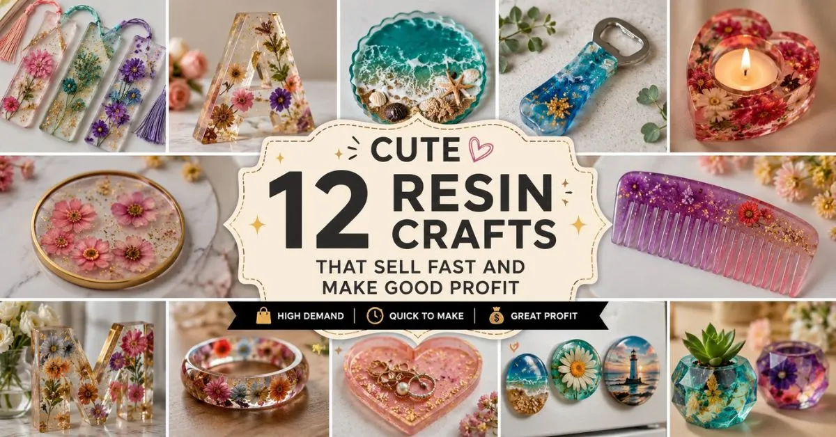 12 Resin Crafts That Sell Fast and Make Good Profit