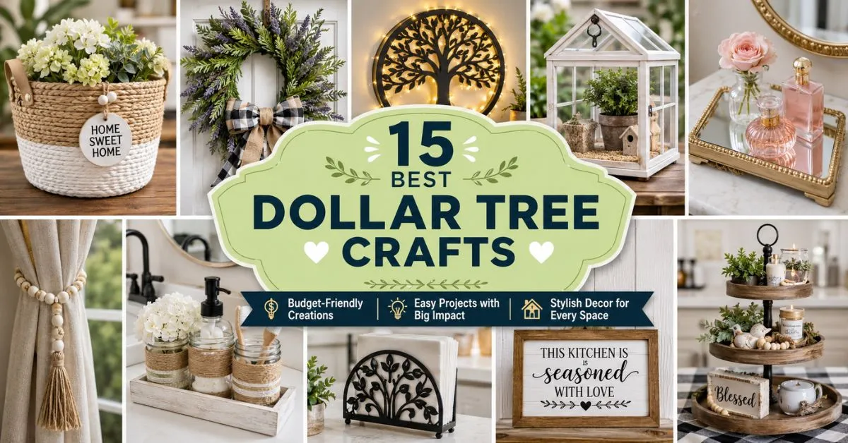 15 Best Dollar Tree Crafts You Can Make & Sell