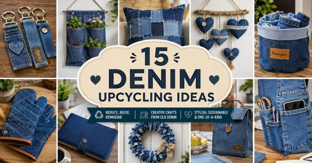 15 Creative Denim Upcycling Ideas You Can Make and Sell