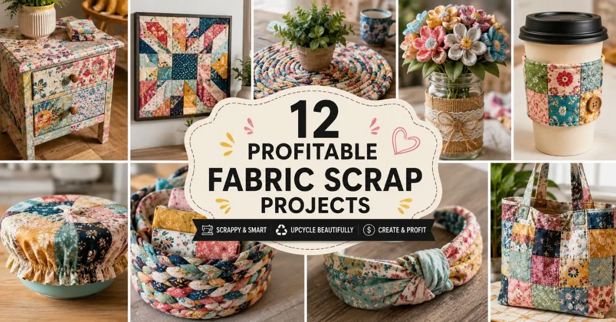 12 Fabric Scrap Projects You Can Make and Sell