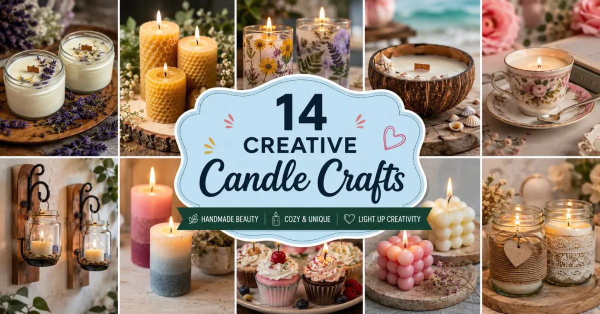 14 Creative Candle Crafts You Can Make and Sell