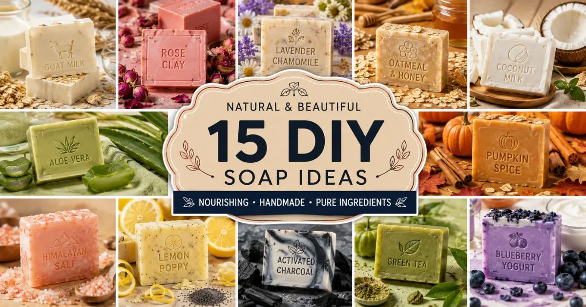 15 DIY Soap Ideas You Can Make and Sell