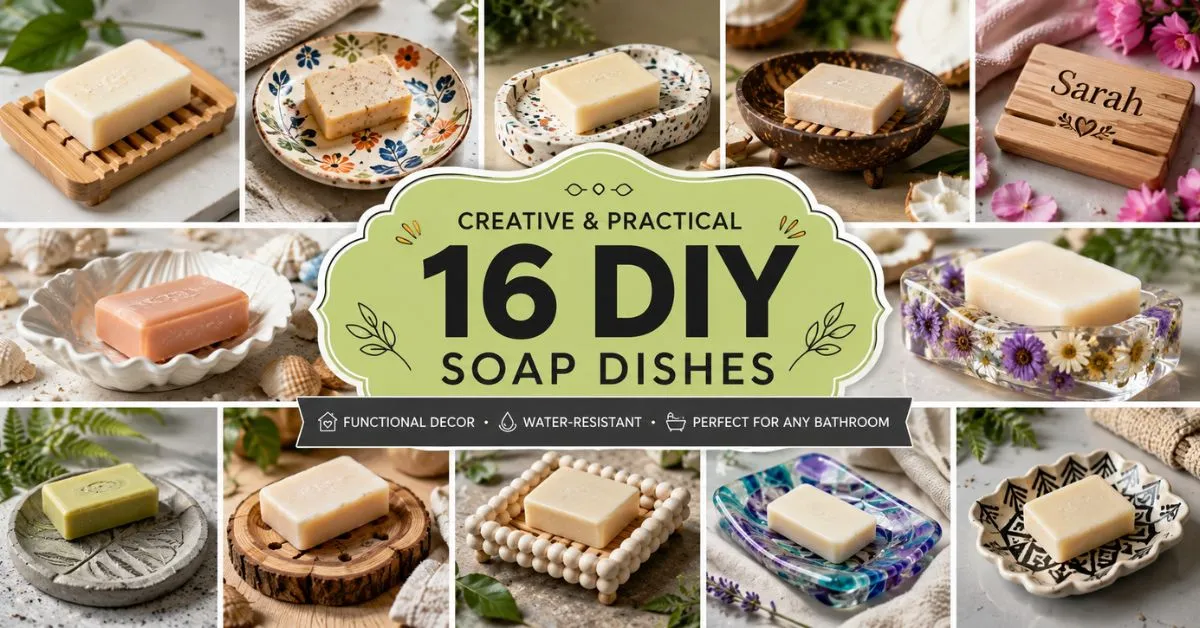 16 DIY Soap Dish Ideas You Can Make and Sell