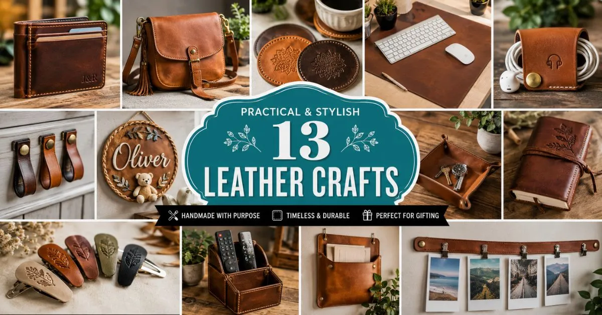13 Profitable Leather Craft Ideas to Make and Sell
