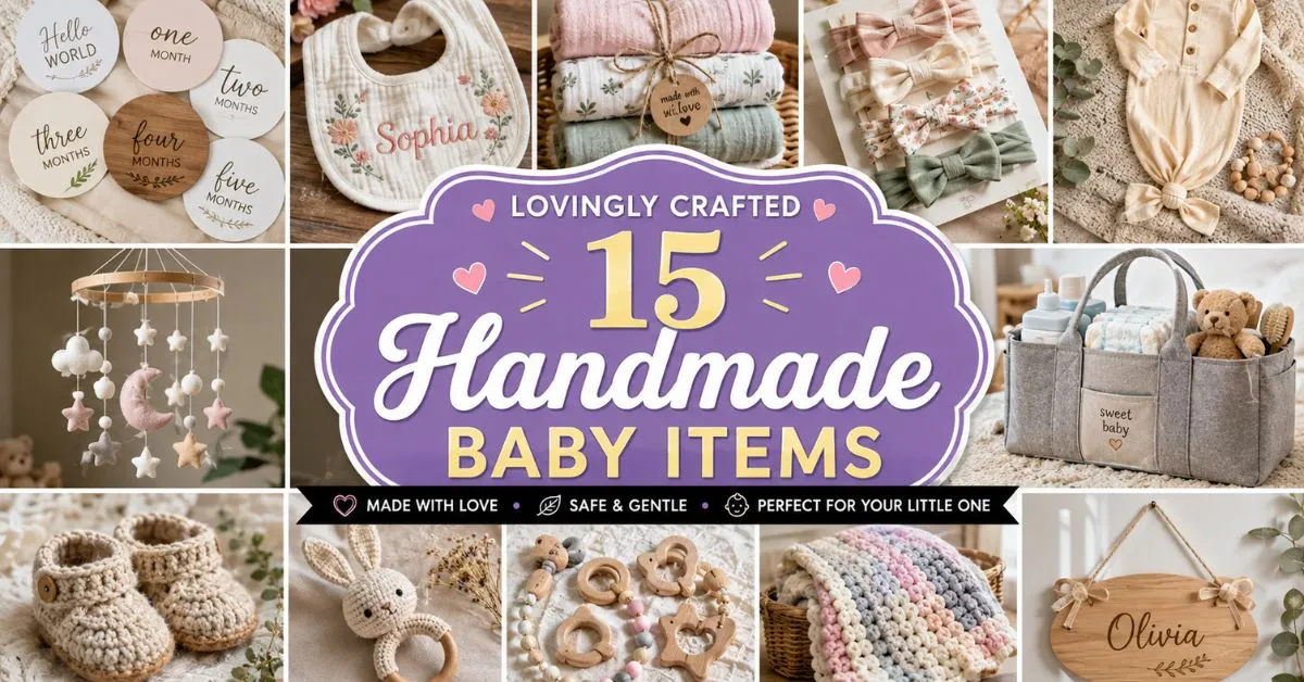 15 Profitable Handmade Baby Items to Make and Sell