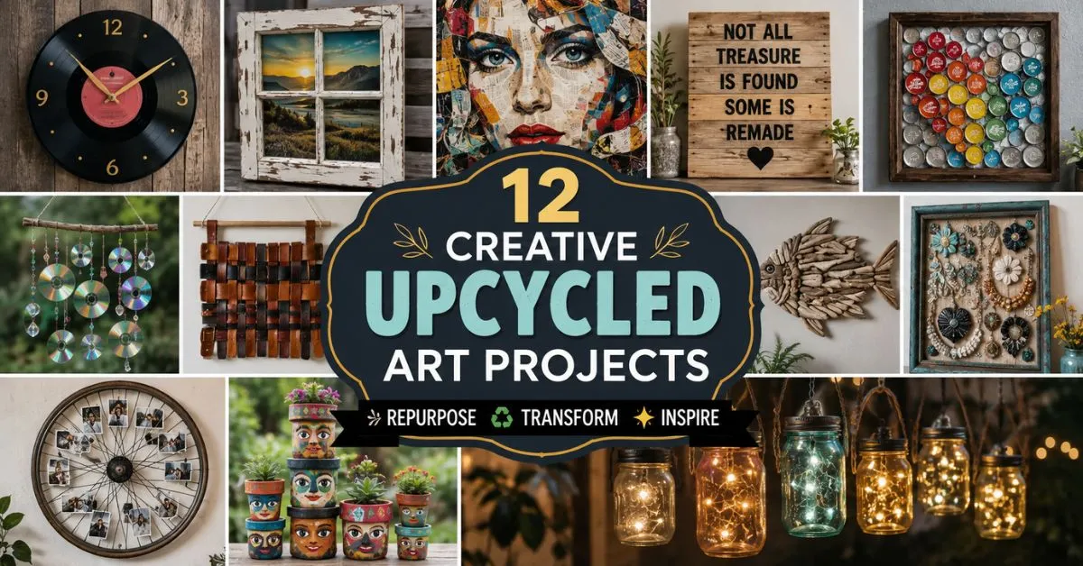 12 Creative Upcycled Art Projects to Make and Sell