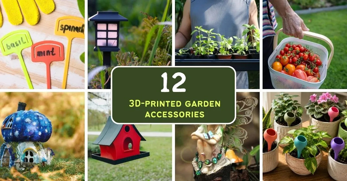 12 Best 3D Printed Garden Accessories You Can Make and Sell