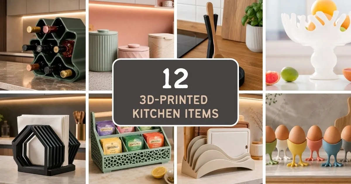 12 Cool 3D Printed Kitchen Items You Can Make and Sell