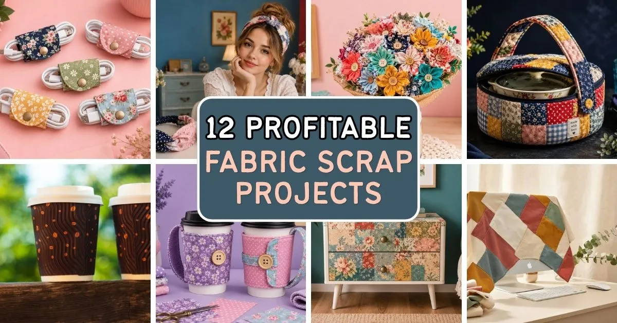 12 Fabric Scrap Projects You Can Make and Sell