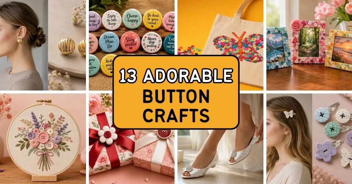 13 Creative Button Crafts to Make and Sell for Profit