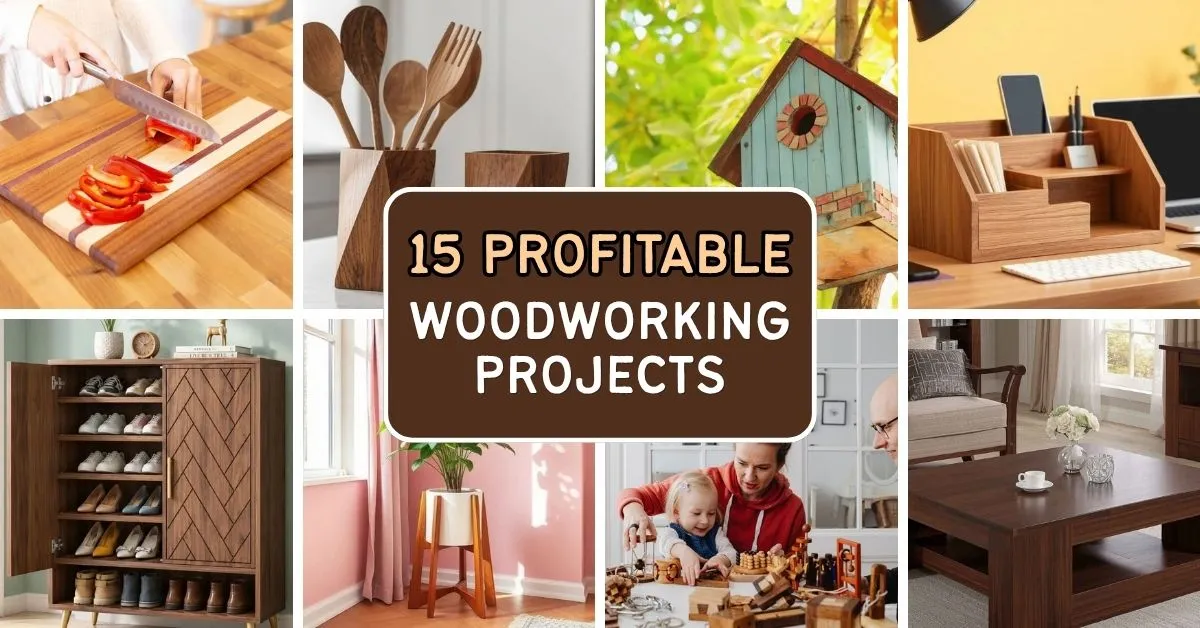 15 Woodworking Projects That Sell Well and Make Money