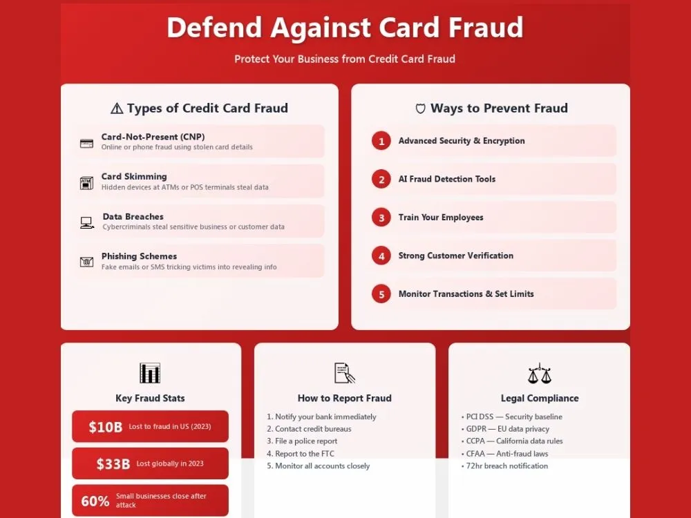A comprehensive guide to credit card fraud and prevention
