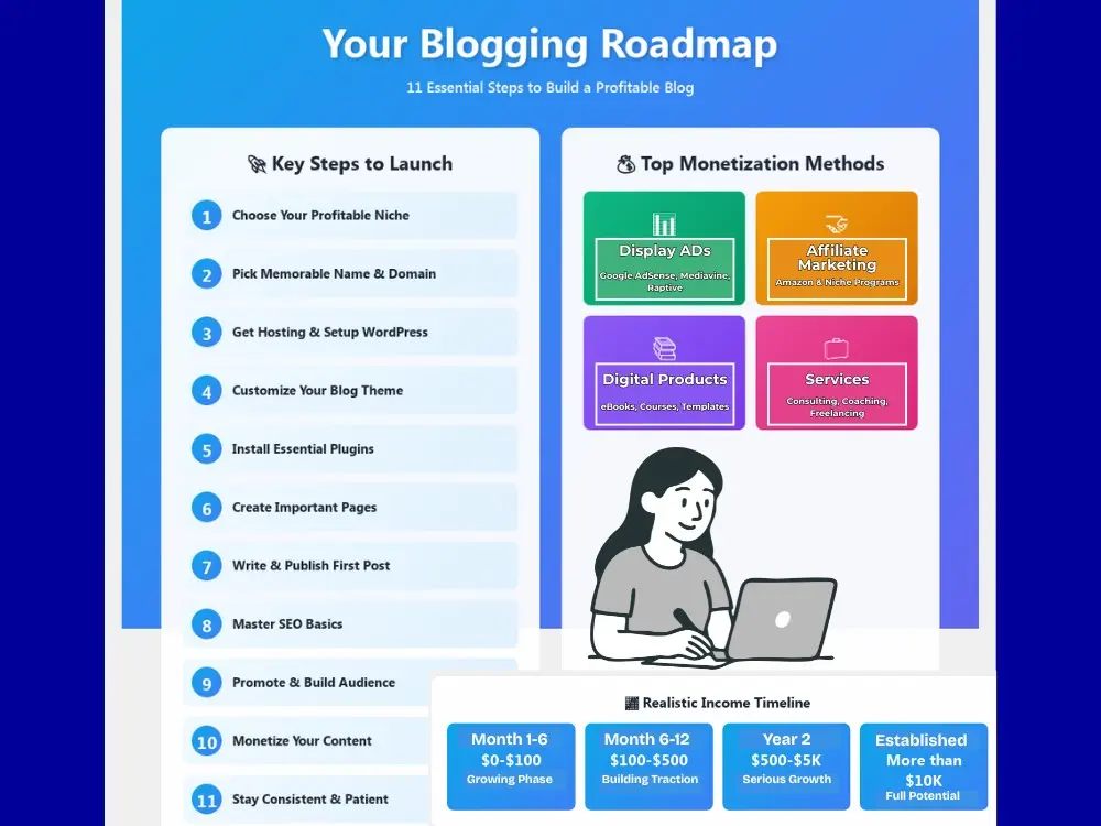 start a successful blog and make money - A full guide