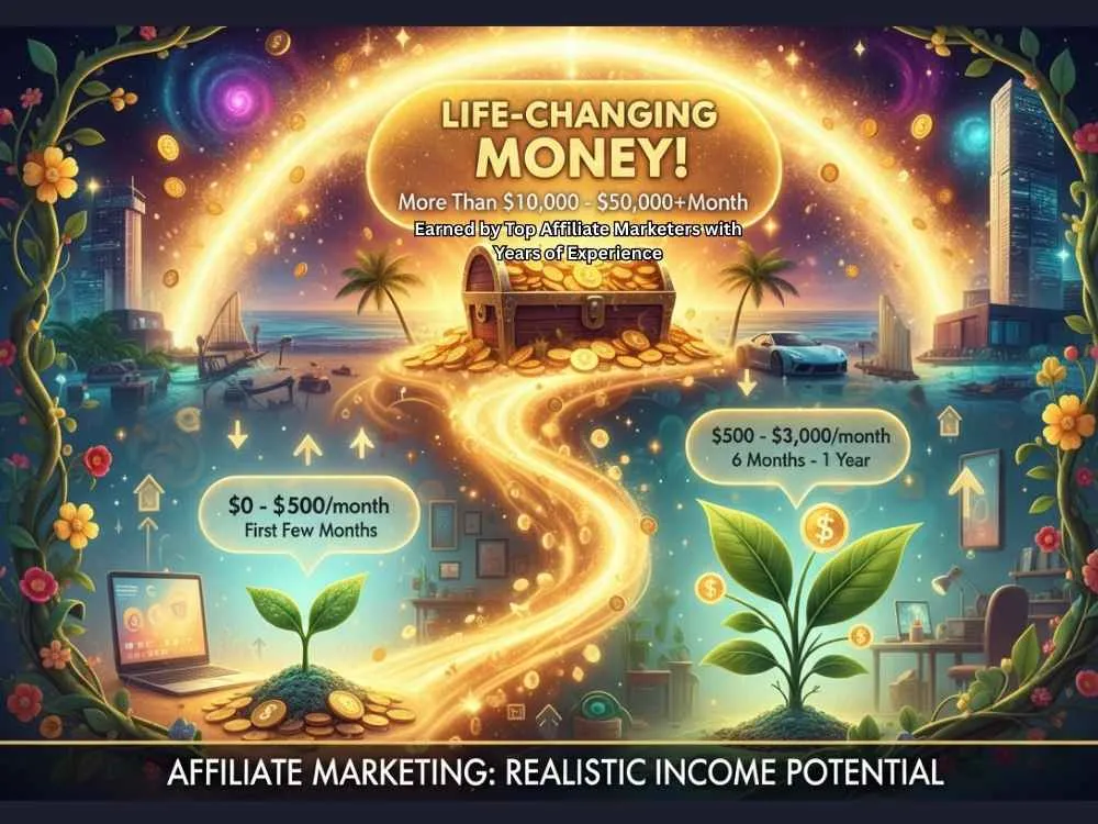 Affiliate marketing realistic income potential
