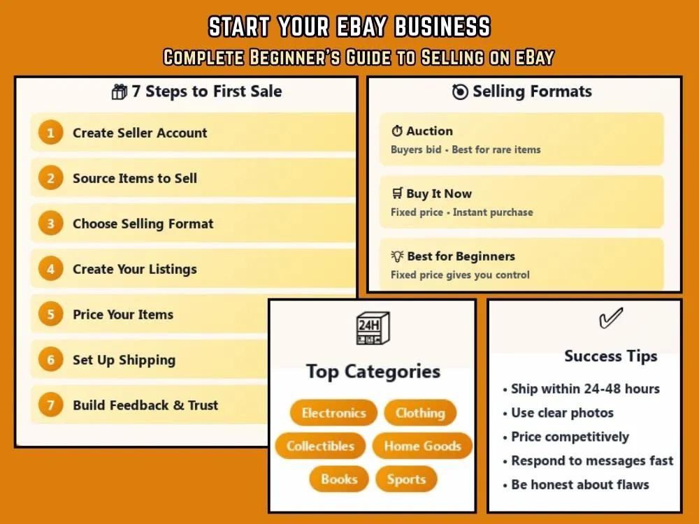 Complete beginner's guide to selling on eBay