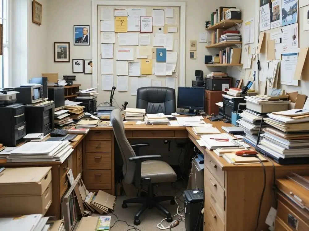 Home Office organization: Step2 - Remove the Unnecessary