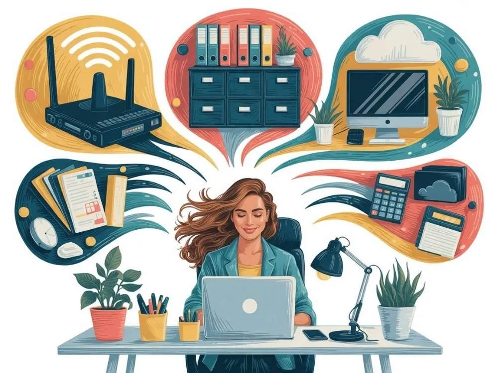 Setup your home office for your bookkeeping business