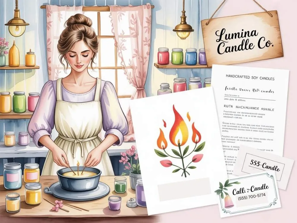 Candle making business setup