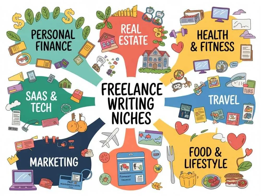 Choose your niche and services for freelance writing business