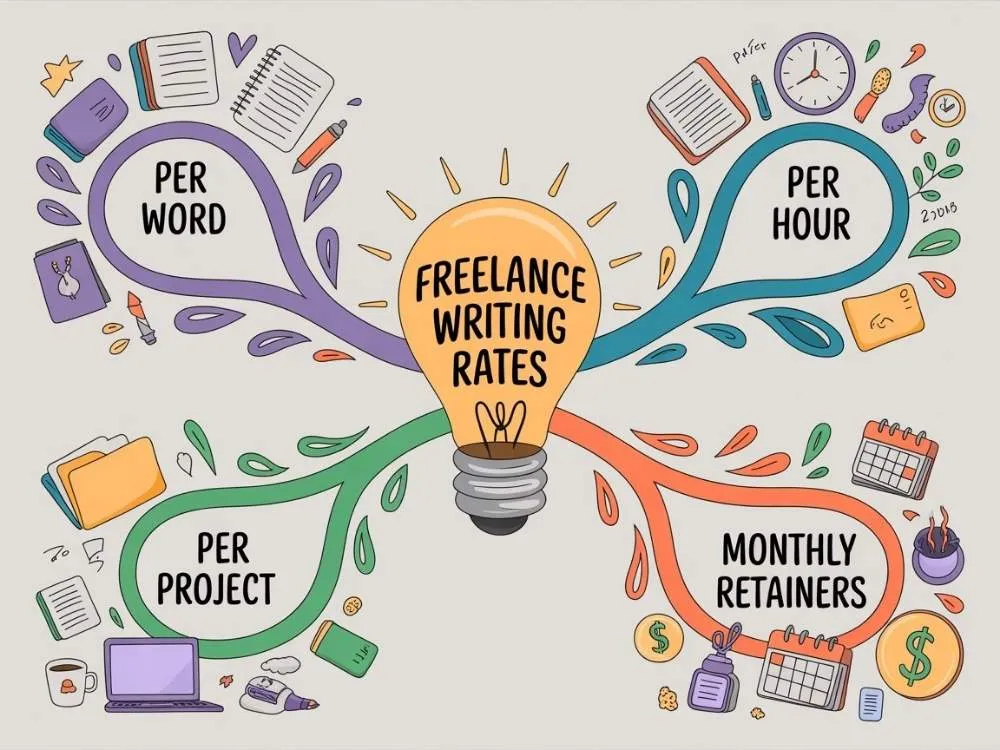Set your freelance writing rates appropriately