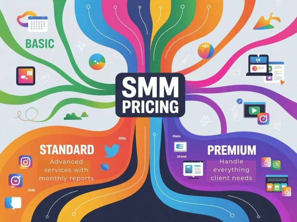 Set your pricing for social media management services