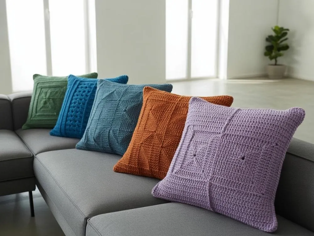 Crochet Pillow Covers