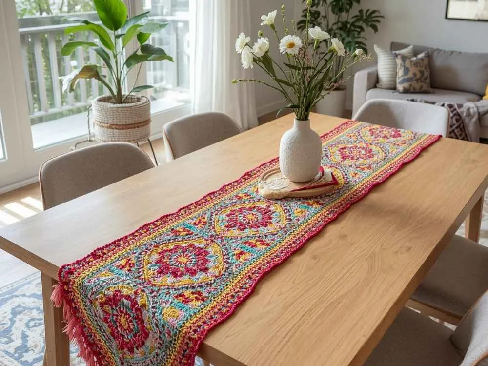 Crochet Table Runner