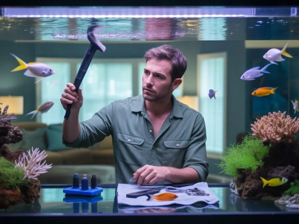 fish tank maintenance