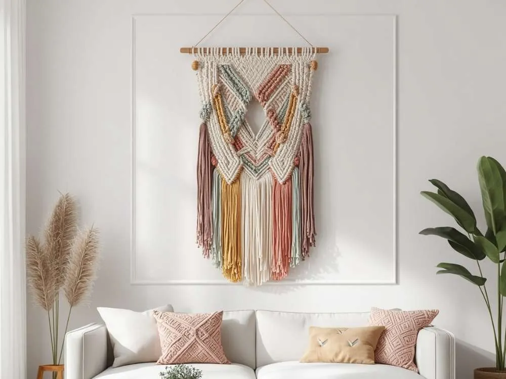 Macrame wall hangings