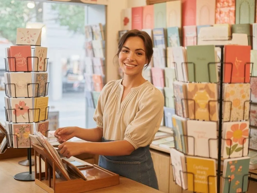 Selling greeting cards