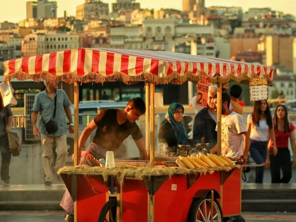 Street food stall