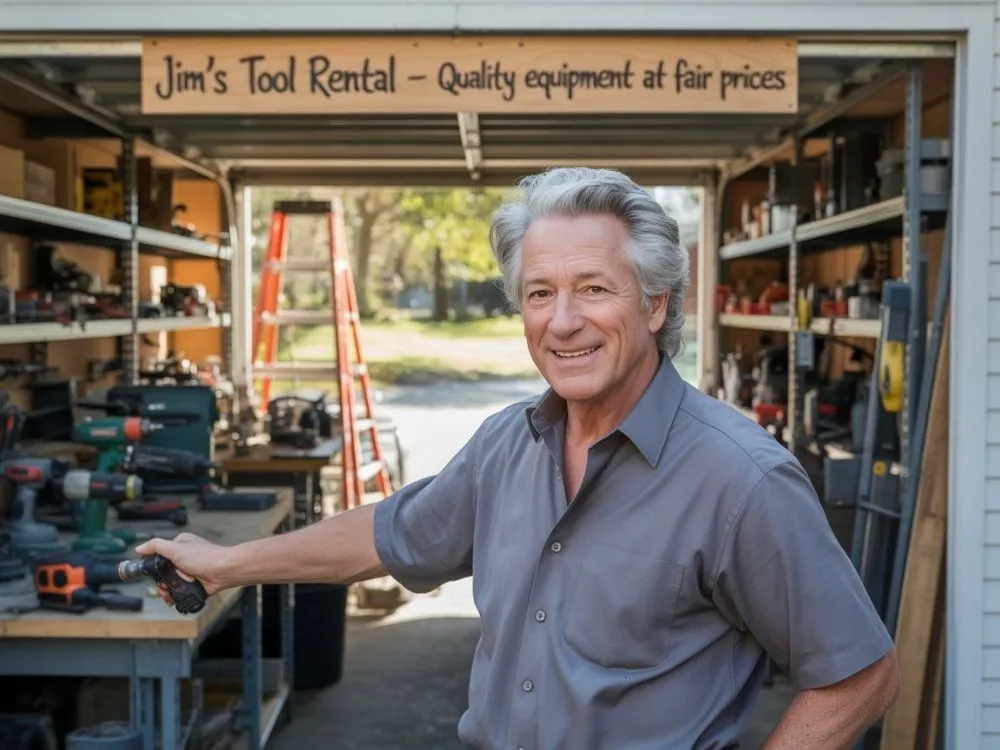 Tools & equipment rental side hustle after the retirement