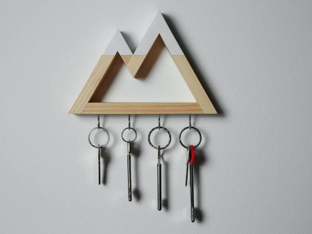 wooden key holder
