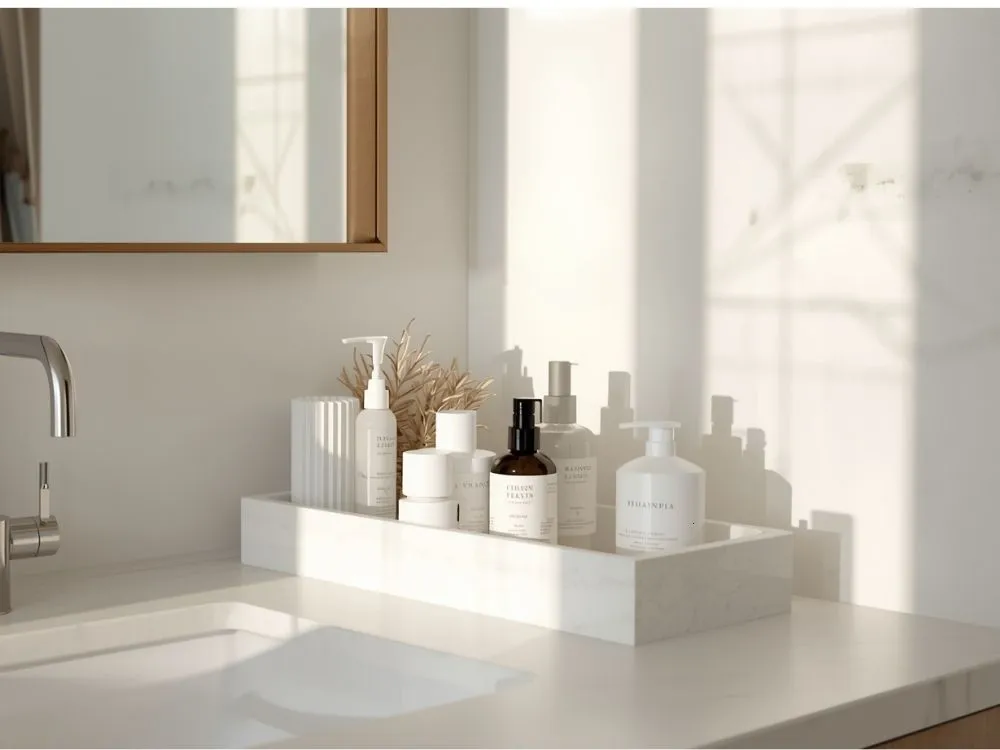 Bathroom counter organizer