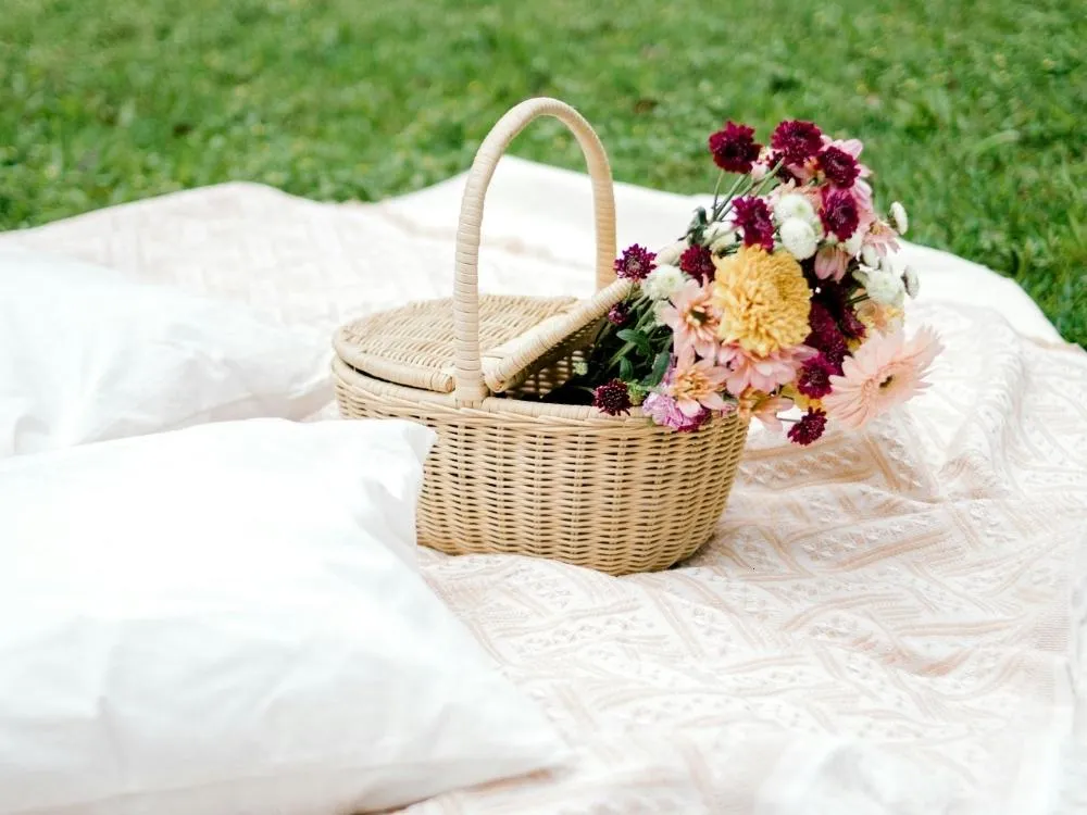Decorative Picnic Basket