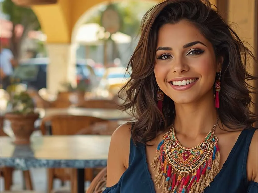 Embroidery Thread Necklace