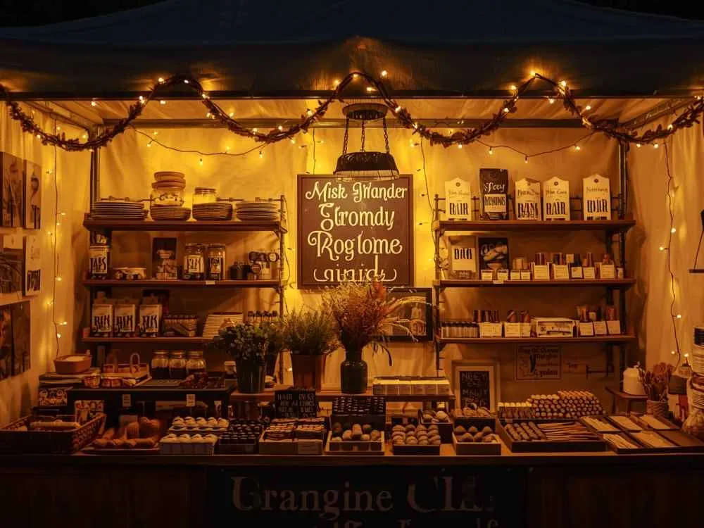 Fairy Light Booth Decor