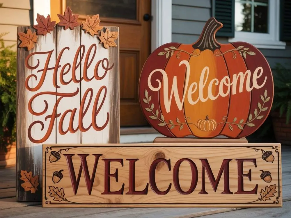 Fall Welcome Sign