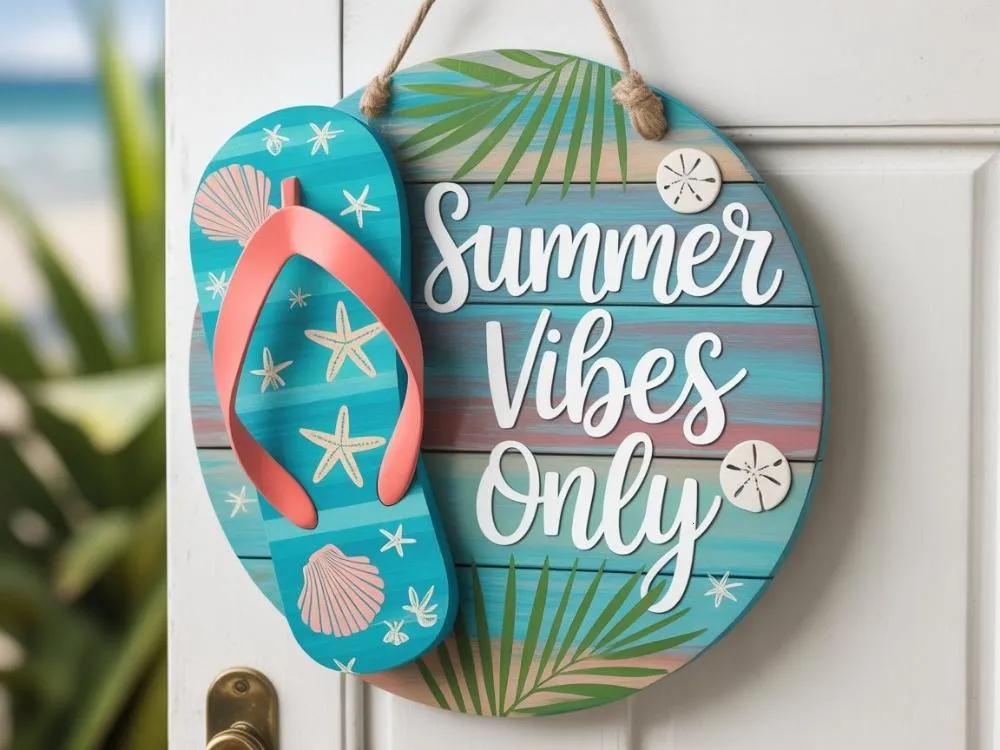 Flip-Flop Door Hanger