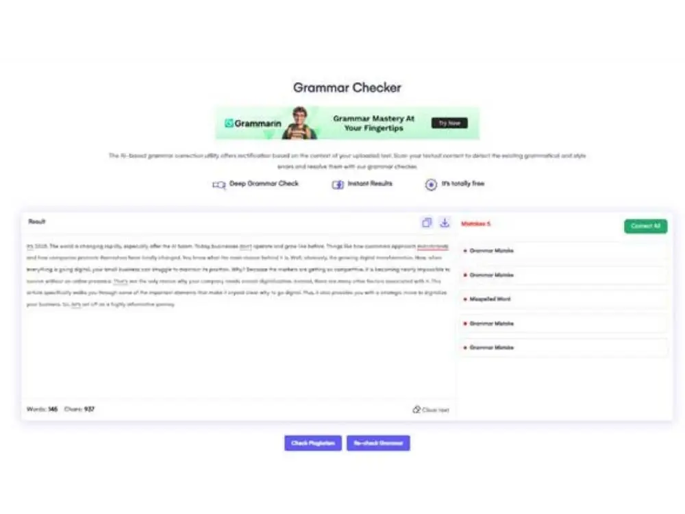 Free Grammar Checker