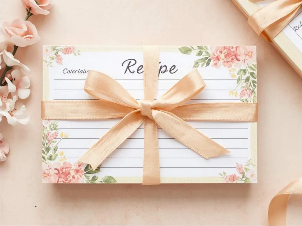Handmade Recipe Card Set